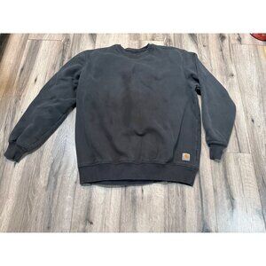 Carhartt Heavyweight Charcoal Crewneck Sweatshirt Original Fit Xl Flawed Workwea